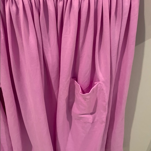 Mila Rose Purple/ Pink 3/4 length Sleeve Dress with pockets  size 7/8 - Picture 4 of 6